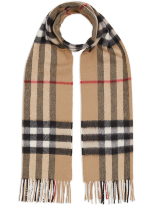 

Cashmere Classic Check scarf, Burberry Cashmere Classic Check scarf