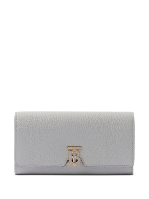 

Logo-plaque grained leather wallet, Burberry Logo-plaque grained leather wallet