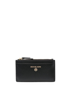 

Pebbled leather cardholder, Michael Kors Pebbled leather cardholder