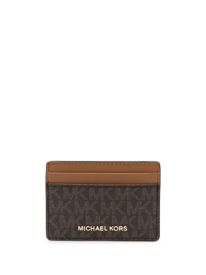 

Leather logo card holder, Michael Kors Leather logo card holder