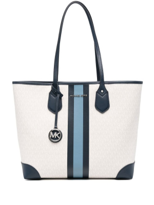 

Eva large stripe tote bag, Michael Kors Eva large stripe tote bag