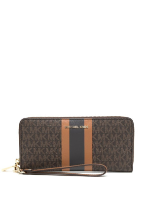 

Jet Set monogram-print wallet, Michael Kors Jet Set monogram-print wallet