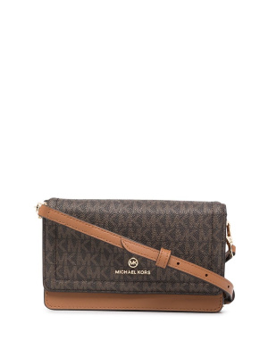 

Jet Set logo-print crossbody bag, Michael Kors Jet Set logo-print crossbody bag