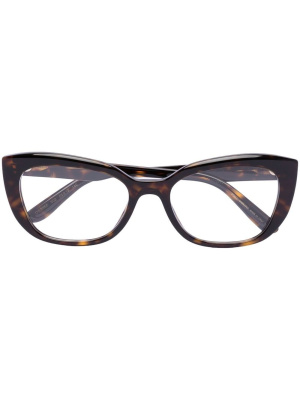 

Logo-plaque cat-eye frame glasses, Dolce & Gabbana Eyewear Logo-plaque cat-eye frame glasses
