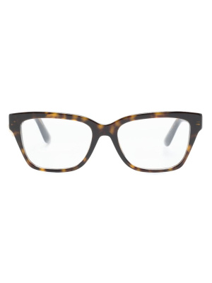 

Tortoiseshell-effect cat-eye frame glasses, Dolce & Gabbana Eyewear Tortoiseshell-effect cat-eye frame glasses