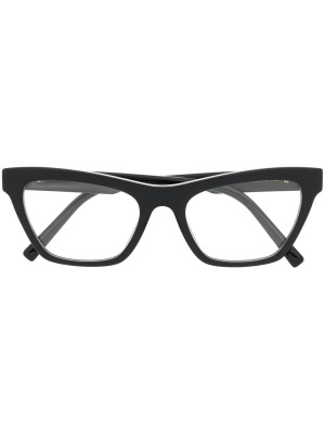 

Logo-plaque cat-eye frame glasses, Dolce & Gabbana Eyewear Logo-plaque cat-eye frame glasses