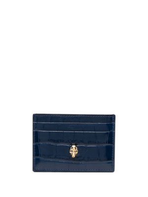 

Crocodile effect card slot, Alexander McQueen Crocodile effect card slot