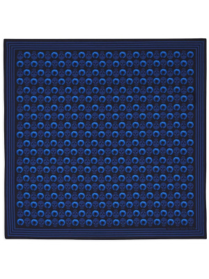 

Graphic-print silk scarf, Alexander McQueen Graphic-print silk scarf