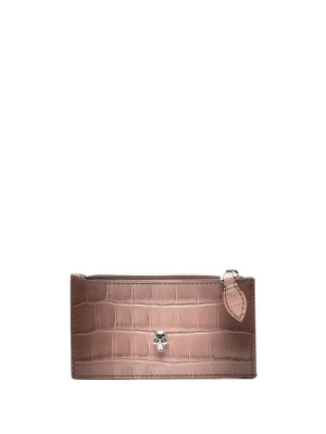 

Crocodile-effect faded wallet, Alexander McQueen Crocodile-effect faded wallet