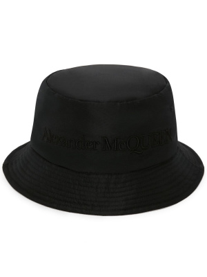 

Logo-embroidered bucket hat, Alexander McQueen Logo-embroidered bucket hat