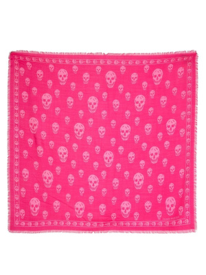 

Skull-print scarf, Alexander McQueen Skull-print scarf