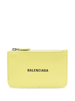 

Logo-print zipped wallet, Balenciaga Logo-print zipped wallet