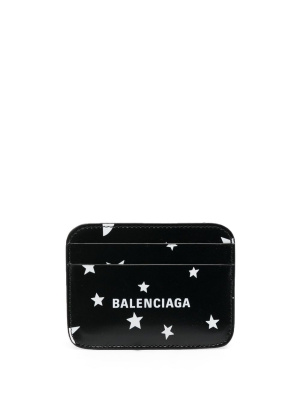 

Logo-print star cardholder, Balenciaga Logo-print star cardholder