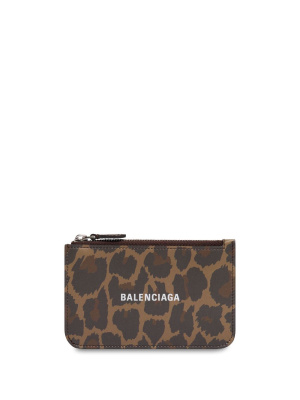 

Cash leopard print cardholder, Balenciaga Cash leopard print cardholder