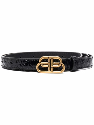 

Logo-buckle belt, Balenciaga Logo-buckle belt