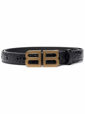 

Hourglass logo-buckle belt, Balenciaga Hourglass logo-buckle belt