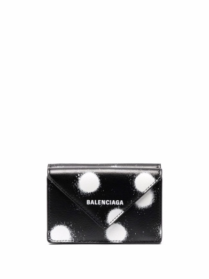 

Papier mini leather purse, Balenciaga Papier mini leather purse