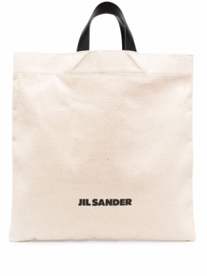 

Logo print tote bag, Jil Sander Logo print tote bag