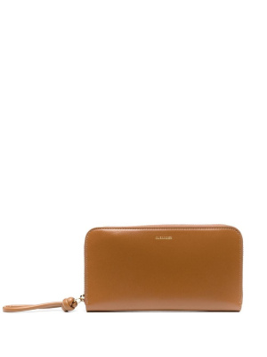 

Knot-detail leather purse, Jil Sander Knot-detail leather purse