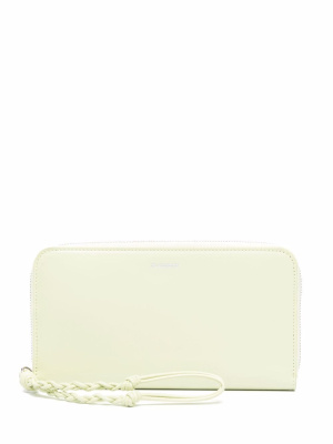 

Logo-print continental wallet, Jil Sander Logo-print continental wallet