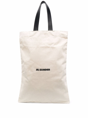 

Logo-print tote bag, Jil Sander Logo-print tote bag