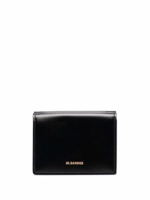 

Logo-plaque bifold wallet, Jil Sander Logo-plaque bifold wallet