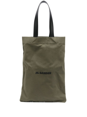 

Logo-print tote bag, Jil Sander Logo-print tote bag