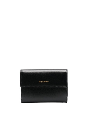 

Logo-print detail wallet, Jil Sander Logo-print detail wallet
