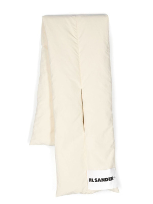 

Logo padded scarf, Jil Sander Logo padded scarf
