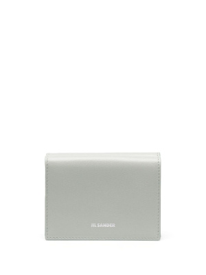 

Logo-stamp bi-fold leather wallet, Jil Sander Logo-stamp bi-fold leather wallet