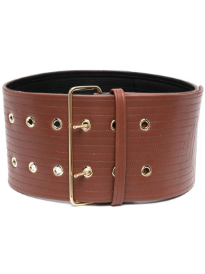 

Double-buckle wide belt, Jil Sander Double-buckle wide belt