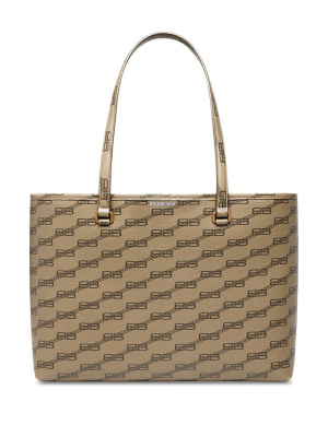 

Signature BB canvas tote bag, Balenciaga Signature BB canvas tote bag