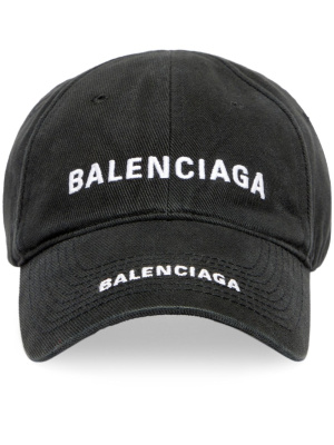 

Double-logo baseball cap, Balenciaga Double-logo baseball cap