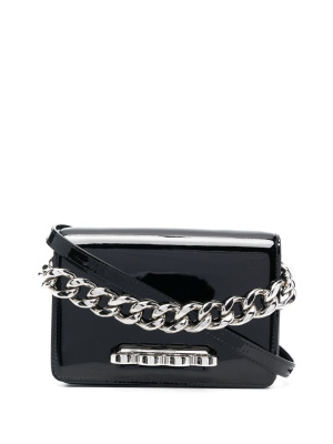 

Four-Ring mini shoulder bag, Alexander McQueen Four-Ring mini shoulder bag