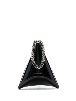 

Curve leather pouch, Alexander McQueen Curve leather pouch