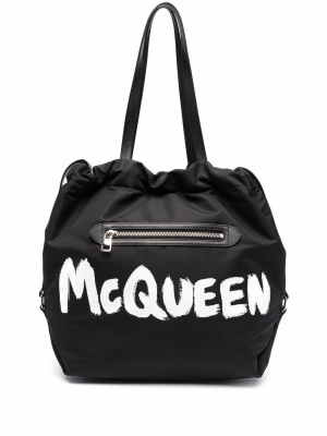 

The Bundle logo tote bag, Alexander McQueen The Bundle logo tote bag