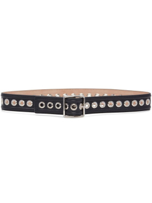 

Eyelet-detail 50mm belt, Alexander McQueen Eyelet-detail 50mm belt