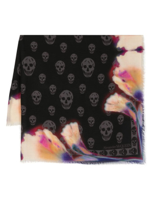 

Solarised Flower wool scarf, Alexander McQueen Solarised Flower wool scarf