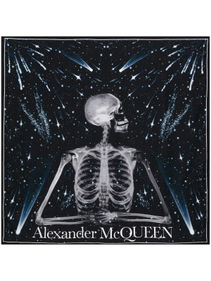 

Celestial Skeleton silk scarf, Alexander McQueen Celestial Skeleton silk scarf