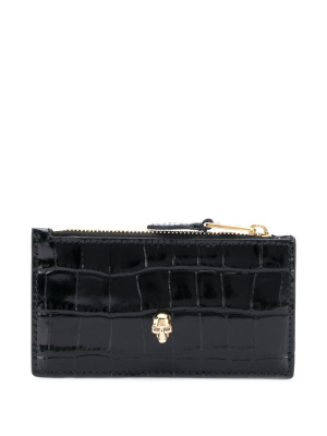 

Skull flat zip purse, Alexander McQueen Skull flat zip purse