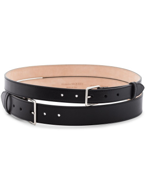 

Double buckle belt, Alexander McQueen Double buckle belt