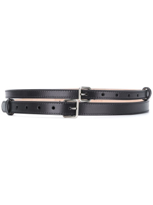 

Double buckle belt, Alexander McQueen Double buckle belt