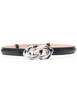 

Sculptural-link leather belt, Alexander McQueen Sculptural-link leather belt