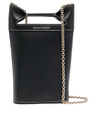 

Structured bucket bag, Alexander McQueen Structured bucket bag