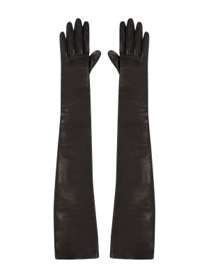 

Lambskin elbow-length gloves, Alexander McQueen Lambskin elbow-length gloves