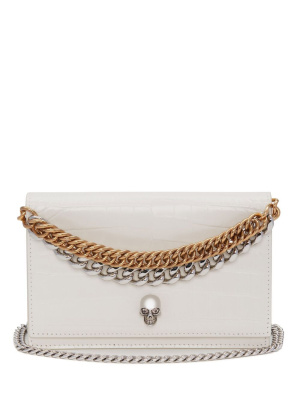 

Leather skull-stud bag, Alexander McQueen Leather skull-stud bag