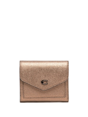 

Metallic-effect leather wallet, Coach Metallic-effect leather wallet