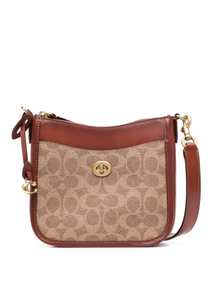 

Monogram-print shoulder bag, Coach Monogram-print shoulder bag