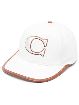 

Logo-embroidered cotton cap, Coach Logo-embroidered cotton cap
