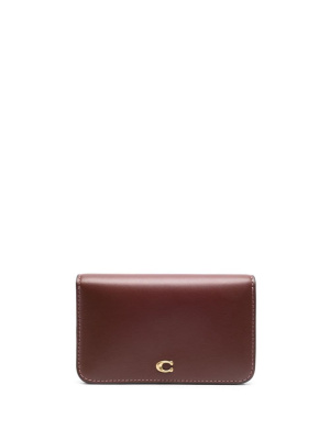 

Logo-plaque leather purse, Coach Logo-plaque leather purse